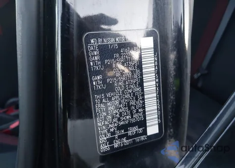 2015 Nissan Juke Sv from USA, damaged, VIN JN8AF5MVXFT557015
